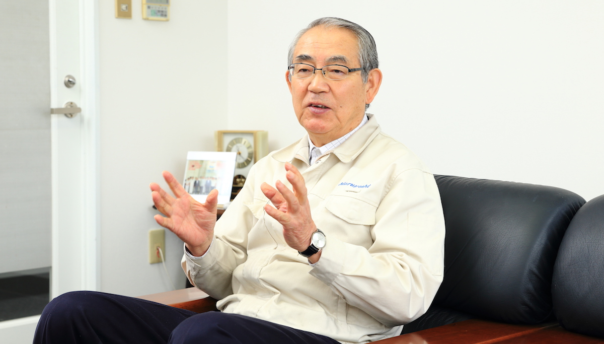 代表取締役会長・代表取締役社長 土田英治